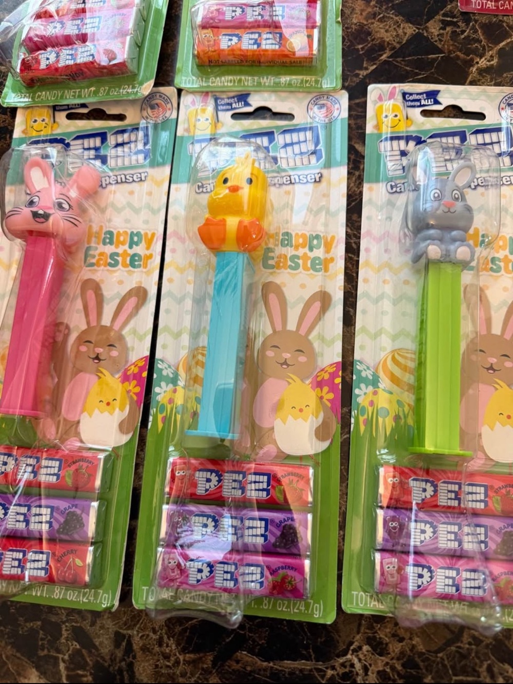 Assorted Spring Candy Dispensers - Yellow, Pink, Orange, Green - Picture 5 of 5